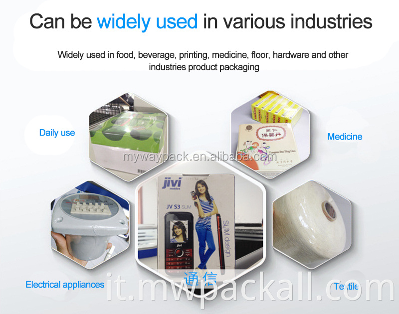 Myway Factory Supply 2 In 1 Perfume Box Shrink Wrapping Machine per vendita calda